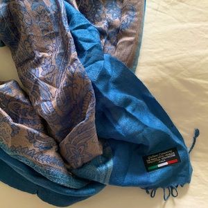 Blue/Silver Italian Scarf